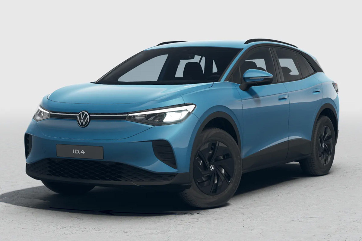 Der VW ID.4 Pure in Costa Azul Metallik 