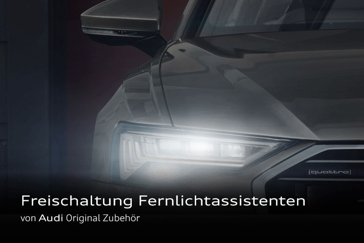 Freischaltung Fernlichtassistenten