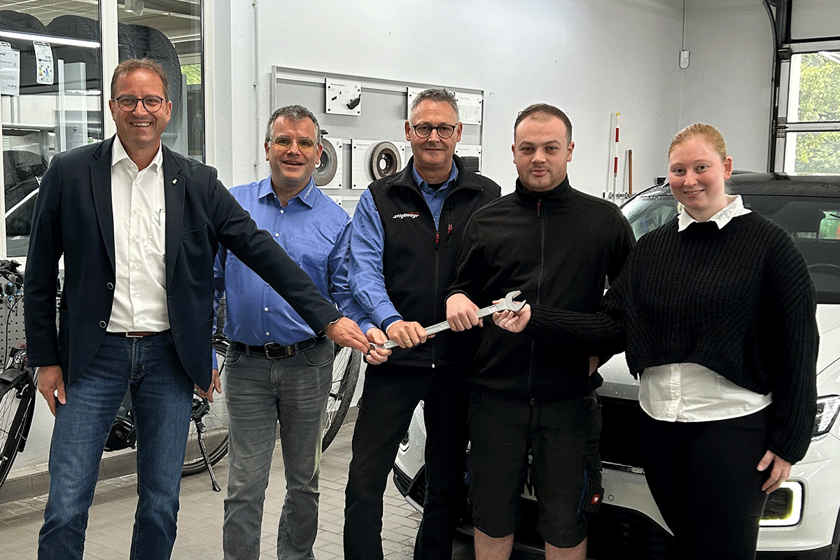 Das Bild Zeigt unser Service Team im Volkswagen Autohaus in Pfaffenhofen.
