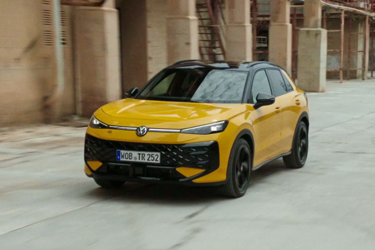 Der neue T roc von vorne zu sehen.